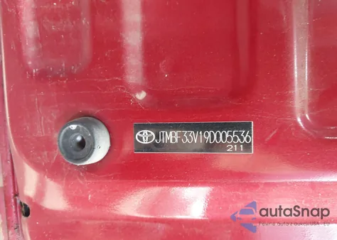 2009 Toyota Rav4 z USA, uszkodzony, nr VIN JTMBF33V19D005536